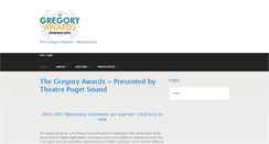 Desktop Screenshot of nominate.gregoryawards.org